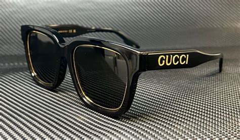 Gucci™ GG1136SA 001 52 Black Sunglasses 